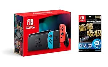 美品　Nintendo Switch 青/赤 Joy-Con付き　画面保護有 Amazon.co.jp: Nintendo Switch Joy-Con(L) ネオンブルー/(R